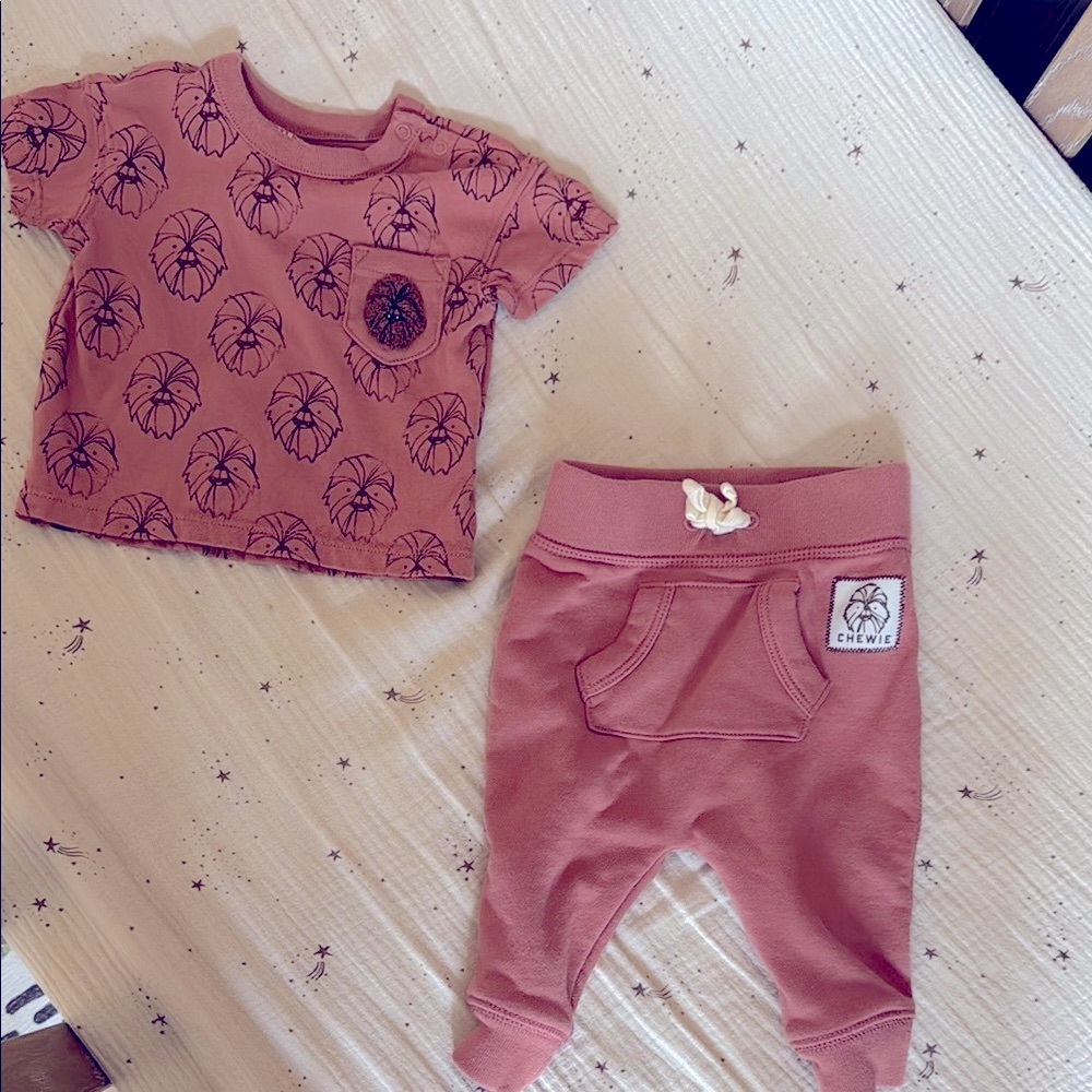 GAP Kids Matching Set in Rust and Black